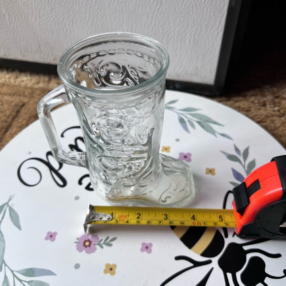 Anchor Hocking Glass Cowboy Boot Mug. - Picture 4 of 17